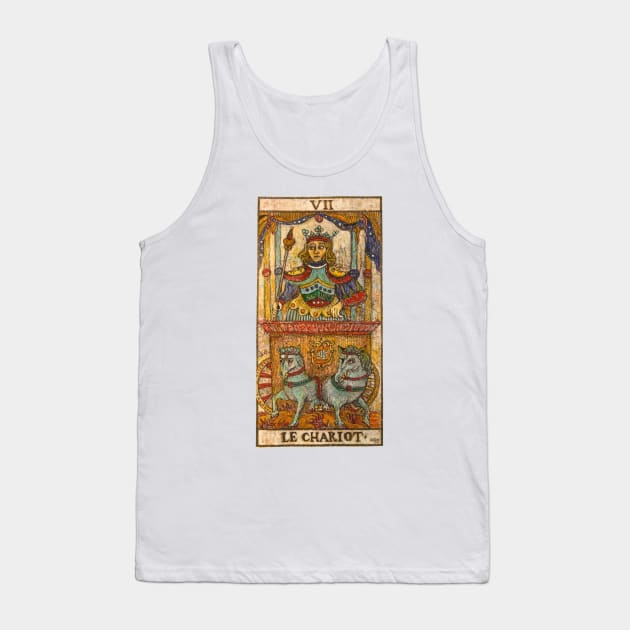 Carte de Tarot - Le Chariot Tank Top by ghjura